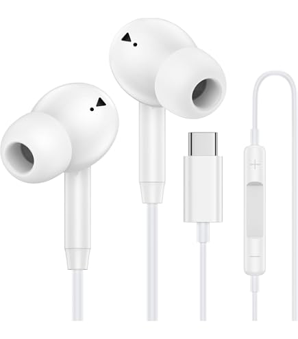 Amazon.co.jp: USB-C 有線イヤホン マイク付き ボリュームコントロール
